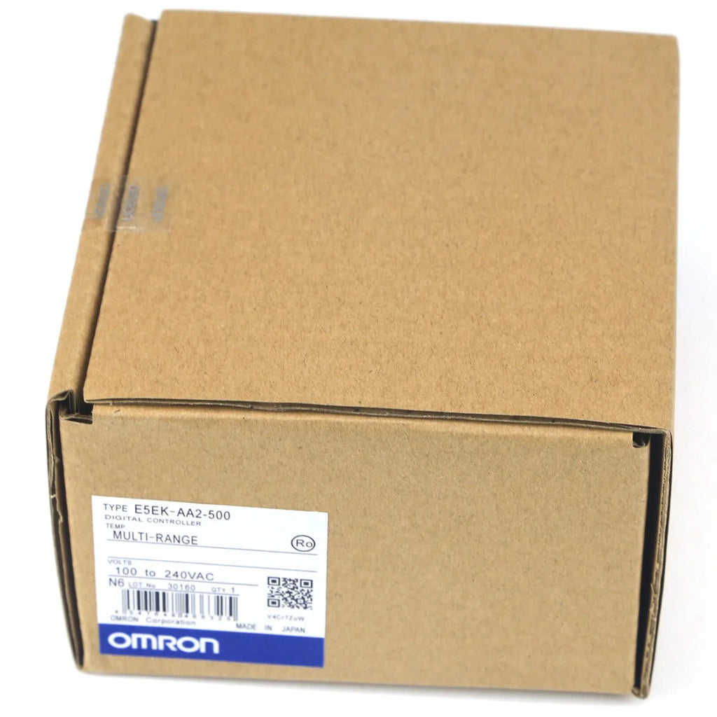 Omron E5EK-AA2-500 Digital Temperature Controller with Dual Display and Relay Output - ZYYKZ Test Equipment