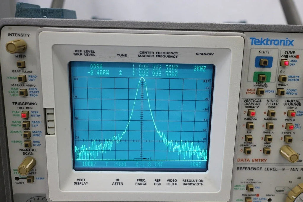 Tektronix 497P Portable Spectrum Analyzer with 9 kHz to 1.8 GHz Frequency Range - ZYYKZ Test Equipment