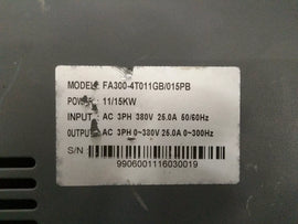 FA300 4T011GB/015PB 1PS - Used Equipment