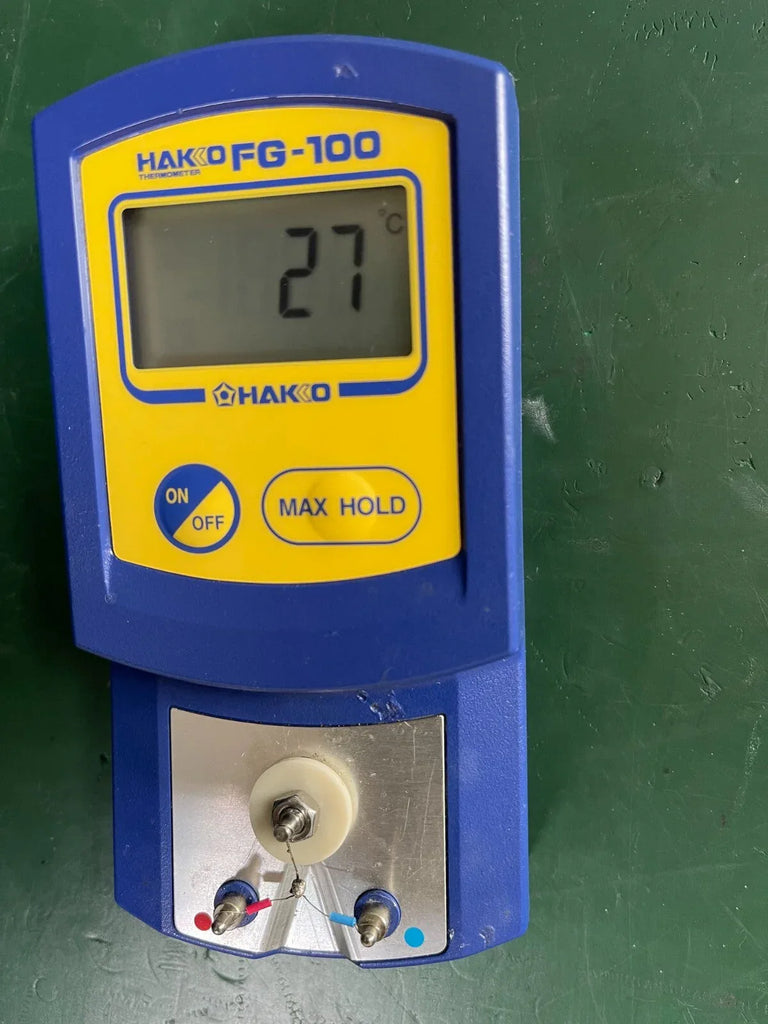 HAKKO FG-100 Digital Thermometer with Test Sensor Lead - ZYYKZ Test Equipment