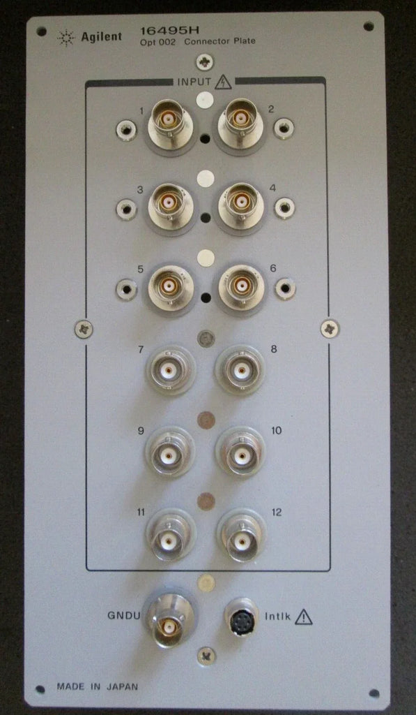 Keysight Connector Plate for Semiconductor Parameter Analyzers - ZYYKZ Test Equipment