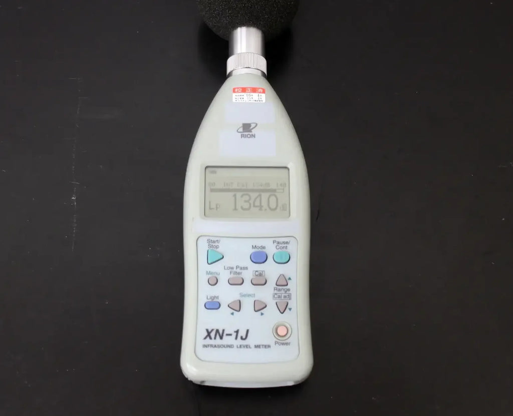 Rion XN-1J Infrasonic Sound Pressure Level Meter with High Sensitivity - ZYYKZ Test Equipment
