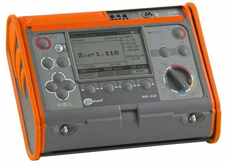 Sonel MPI-520 Multifunction Electrical Installation Meter - CAT IV 300V, RCD 1000V
