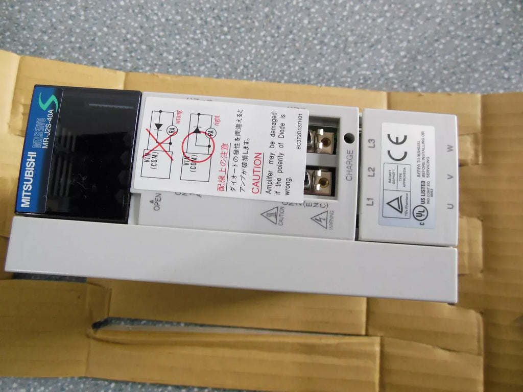 Mitsubishi MR-J2S-40A Servo Drive - High Performance AC Servo Amplifier - ZYYKZ Test Equipment