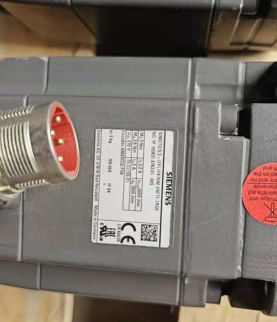 Siemens 1FK7042-2AF71-1RG0 High-Performance Low-Inertia Servo Motor - ZYYKZ Test Equipment
