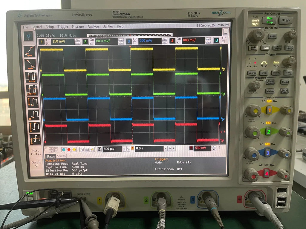 Agilent Infiniium MSO9254A 2.5 GHz Mixed Signal Oscilloscope - ZYYKZ Test Equipment