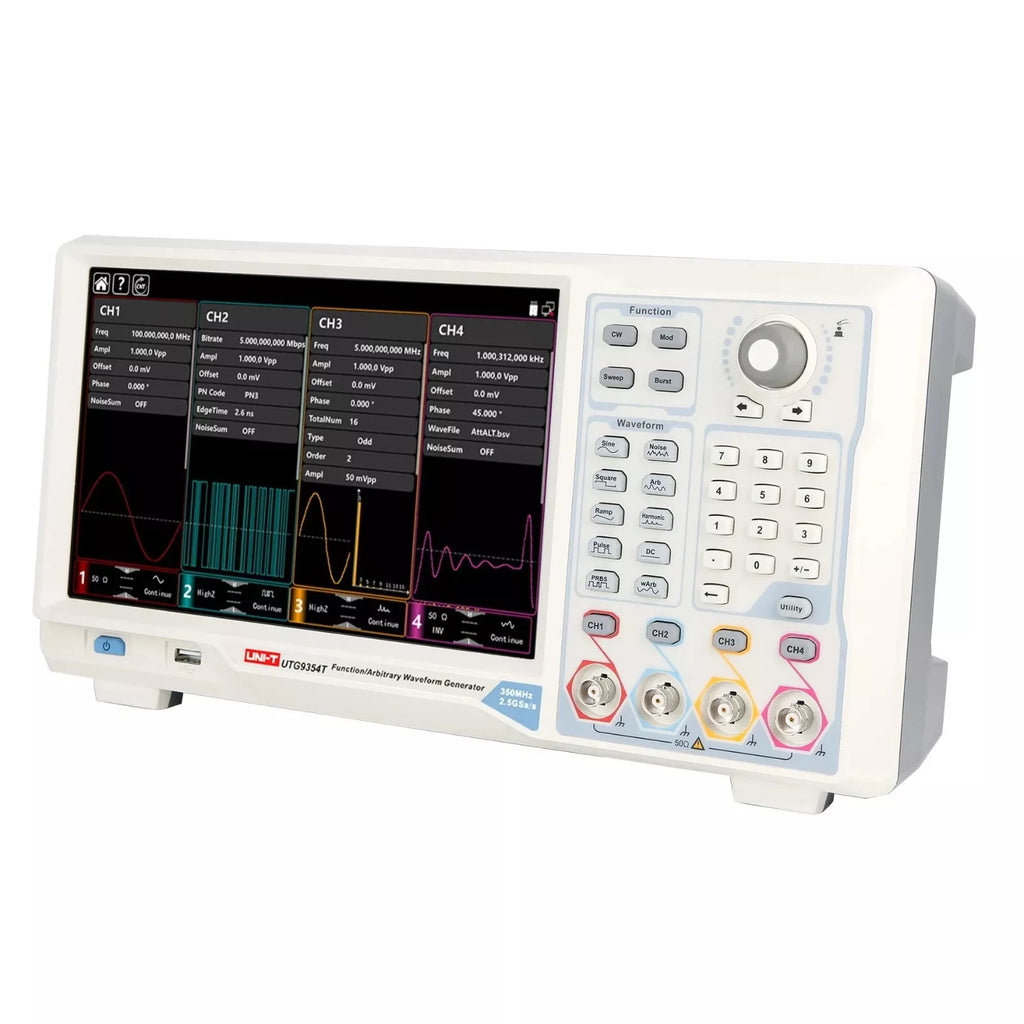 UNI-T UTG9354T 350MHz 4-Channel Elite-Series Arbitrary Waveform Generator
