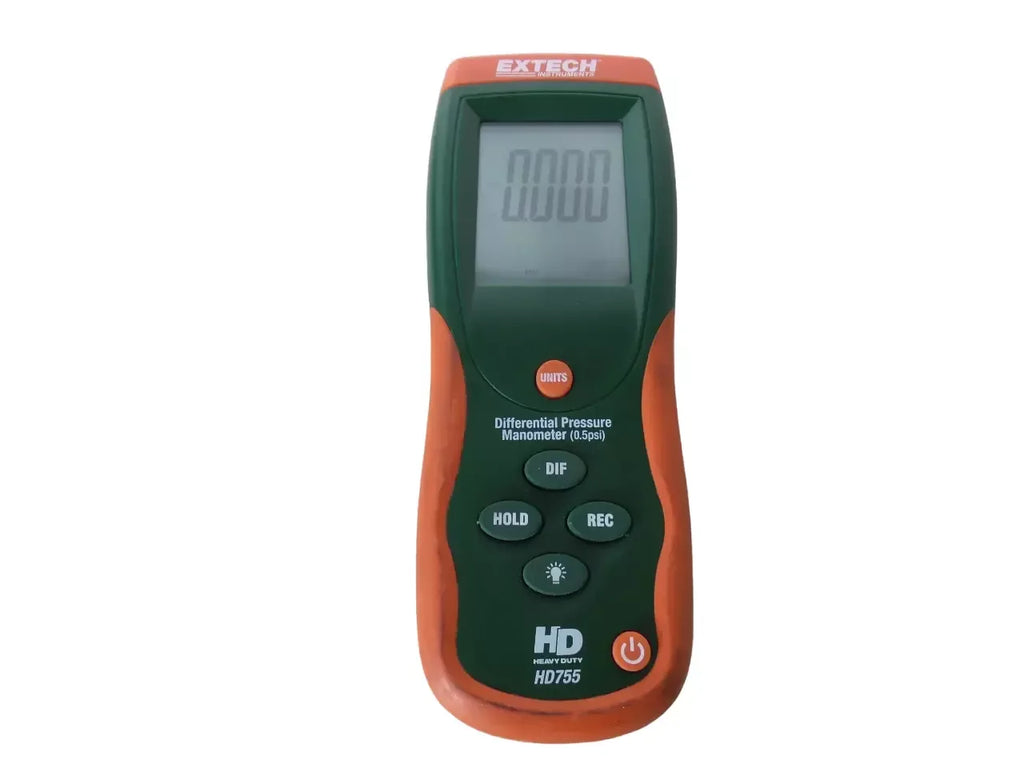 Extech HD755 Differential Pressure Manometer with High Accuracy - ZYYKZ Test Equipment