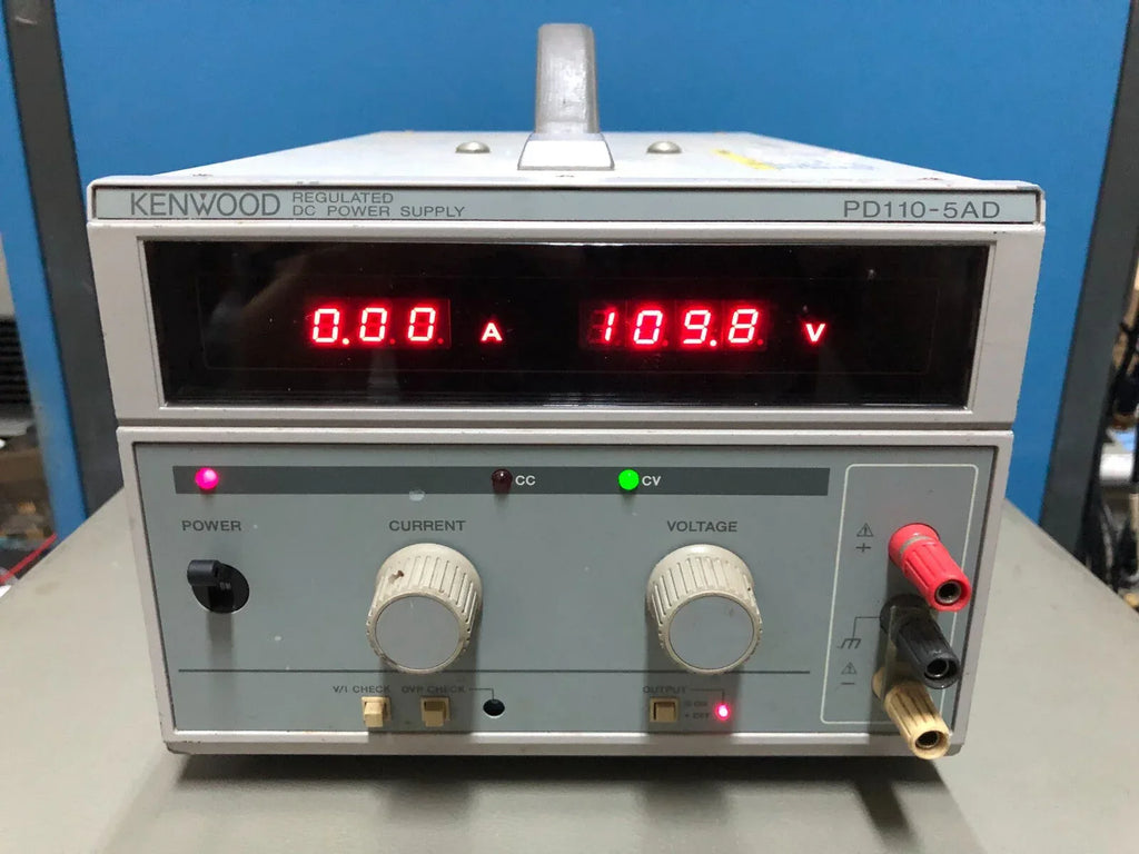 Kenwood PD110-5AD Regulated DC Power Supply 0-110V 5A - ZYYKZ Test Equipment