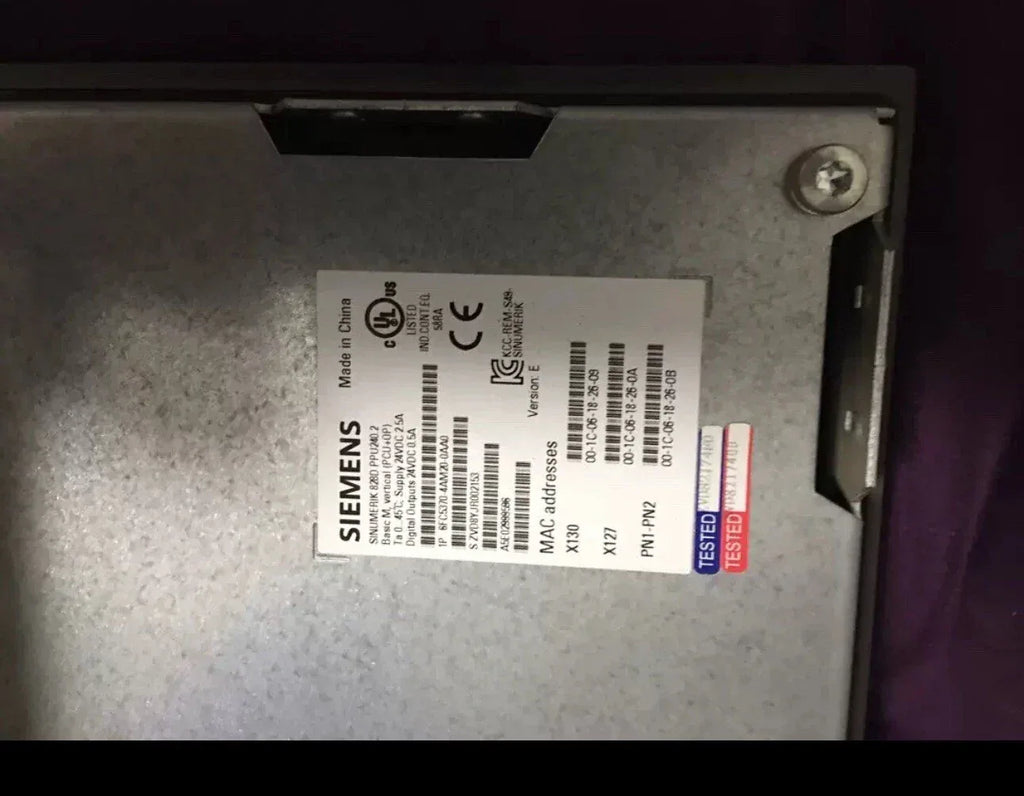 Siemens 828D CNC Control System 6FC5370-4AM20-0AA0 - ZYYKZ Test Equipment