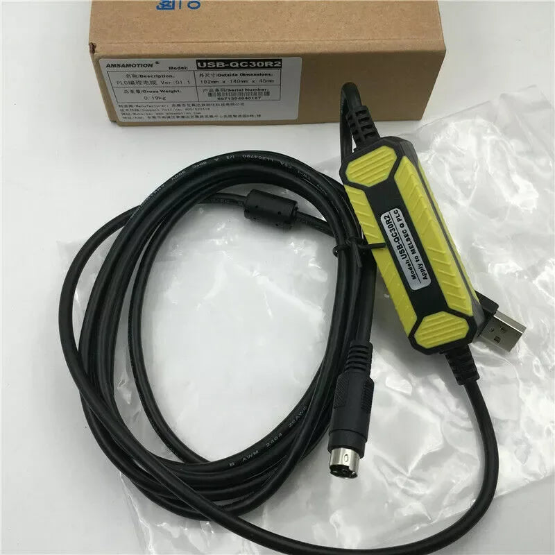 Mitsubishi USB-QC30R2 Programming Interface Cable for CNC Controllers - ZYYKZ Test Equipment