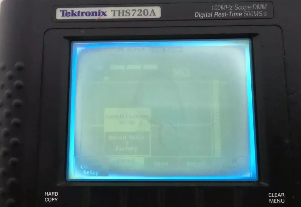 Tektronix THS720A 100 MHz Digital Real-Time Oscilloscope with DMM, 500 MS/s - ZYYKZ Test Equipment