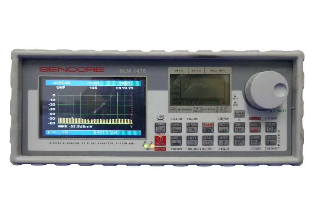 SENCORE SLM1475 FM, TV & Satellite Signal Analyzer 4-2250 MHz - ZYYKZ Test Equipment