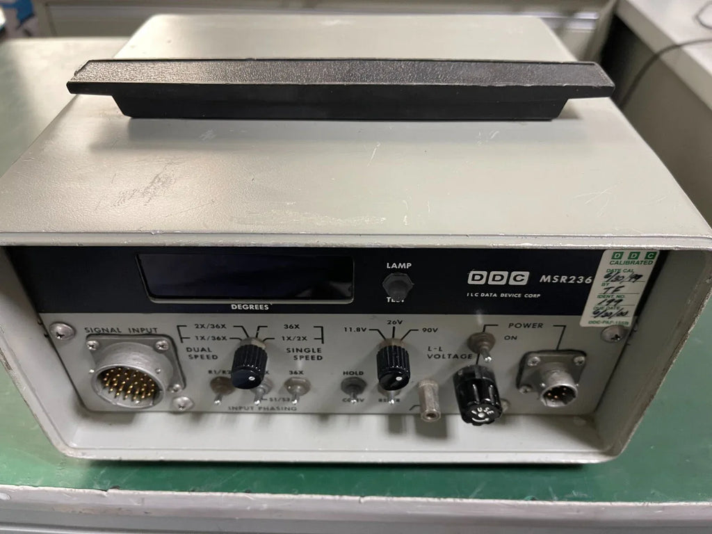 DDC MSR236 Synchro-Resolver Angle Position Indicator - Precision Measurement Tool - ZYYKZ Test Equipment