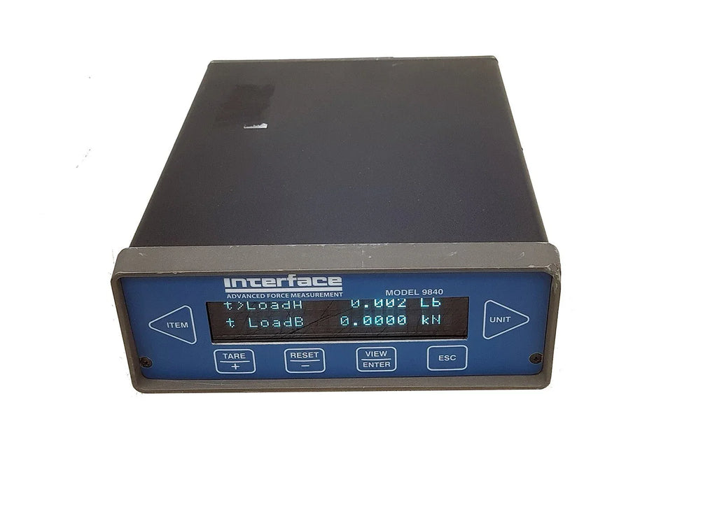 Interface 9840 Calibration Grade Multi-Channel Load Cell Indicator - ZYYKZ Test Equipment