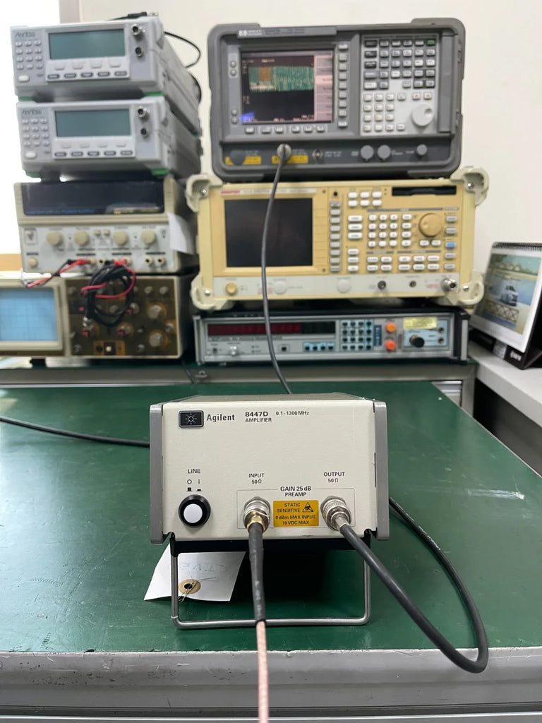 HP Agilent 8447D Low Noise Amplifier 0.1-1300 MHz - ZYYKZ Test Equipment