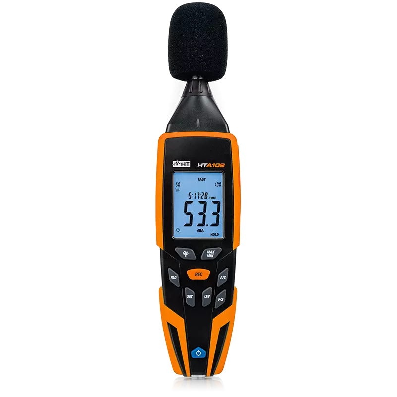 HT Instrument HTA102 Class 2 Sound Level Meter with Calibrator & PC Connection