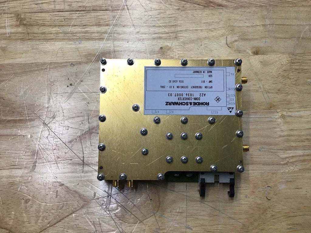 Rohde & Schwarz SMP02 High-Performance RF Down Converter A22 - ZYYKZ Test Equipment