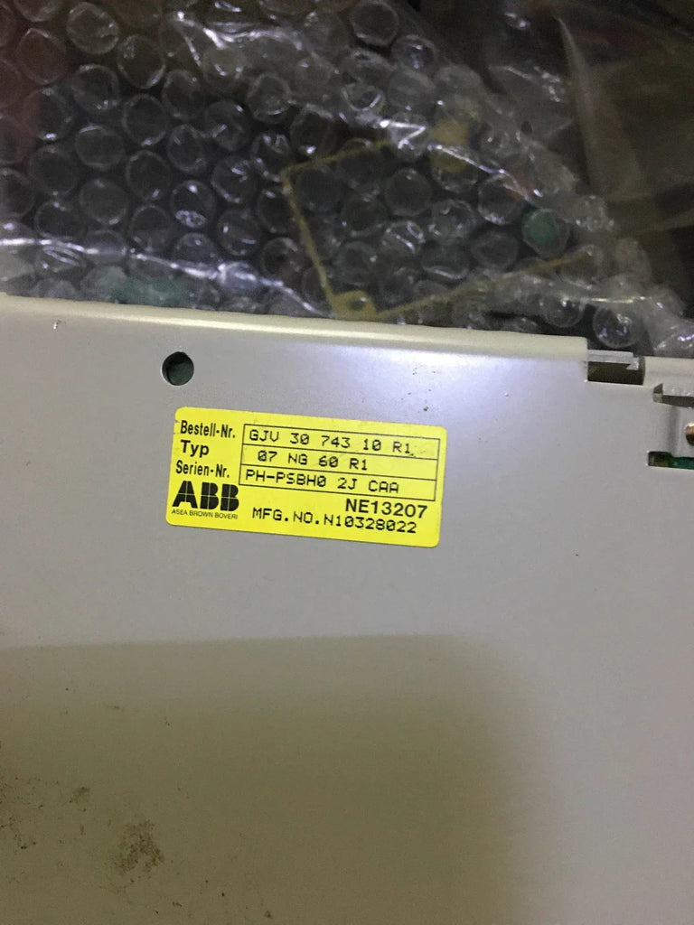 ABB 07NG60 R1 GJV 30 743 10 R1 Industrial Power Supply Unit - ZYYKZ Test Equipment