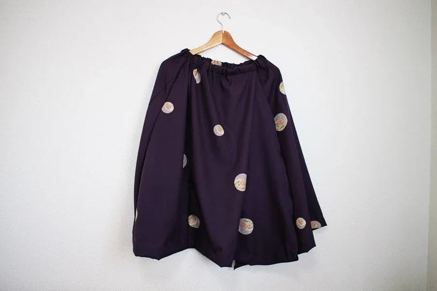 Handmade Kimono Remake Wrap-Around Skirt – Unique Vintage Style - ZYYKZ Test Equipment