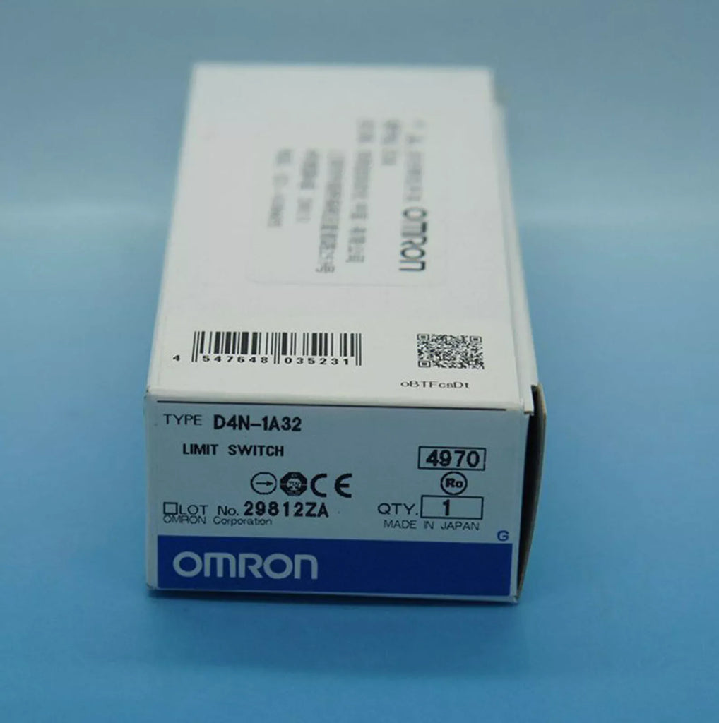 OMRON D4N-1A32 Industrial Limit Switch - Heavy Duty, New - ZYYKZ Test Equipment