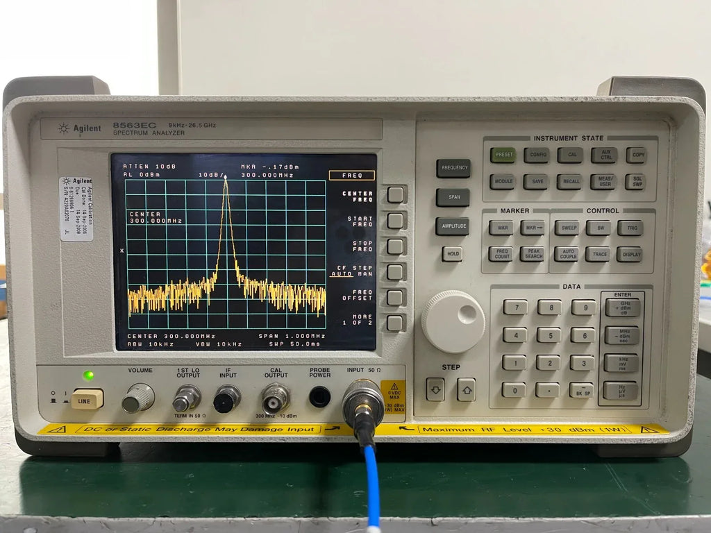 Agilent 8563EC Spectrum Analyzer 9 kHz to 26.5 GHz with Option 007 - ZYYKZ Test Equipment
