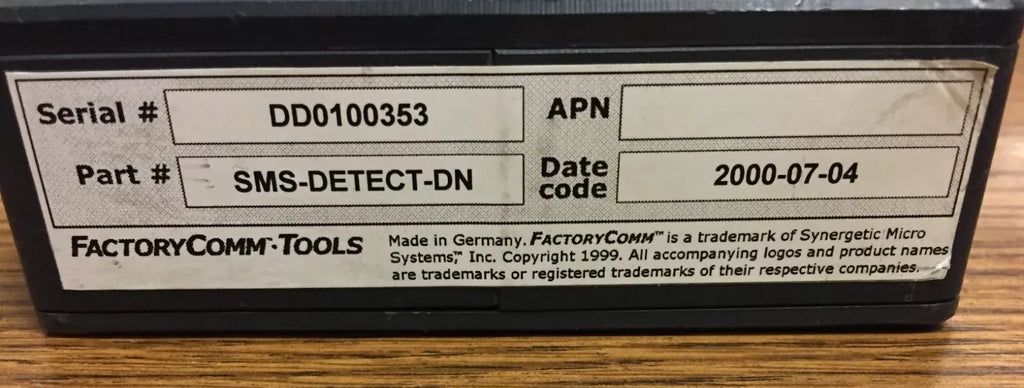 FacturyComm DeviceNet Detective SMS-DETECT-ON Network Diagnostic Tool - ZYYKZ Test Equipment