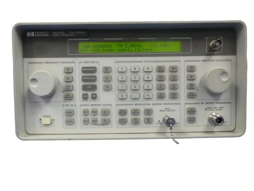 HP 8648B Synthesized Signal Generator 9 kHz to 2 GHz - ZYYKZ Test Equipment