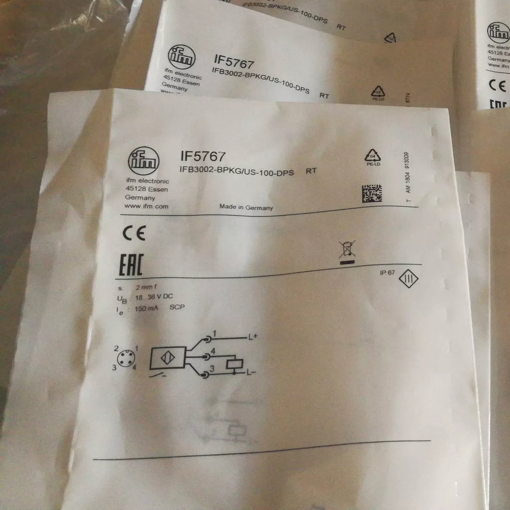 IFM IF5767 Inductive Proximity Sensor - Industrial Grade, High Precision - ZYYKZ Test Equipment