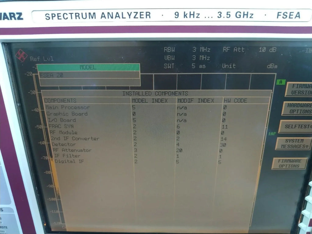 FSEA20 Portable Spectrum Analyzer with 20 MHz to 2.4 GHz Frequency Range - ZYYKZ Test Equipment