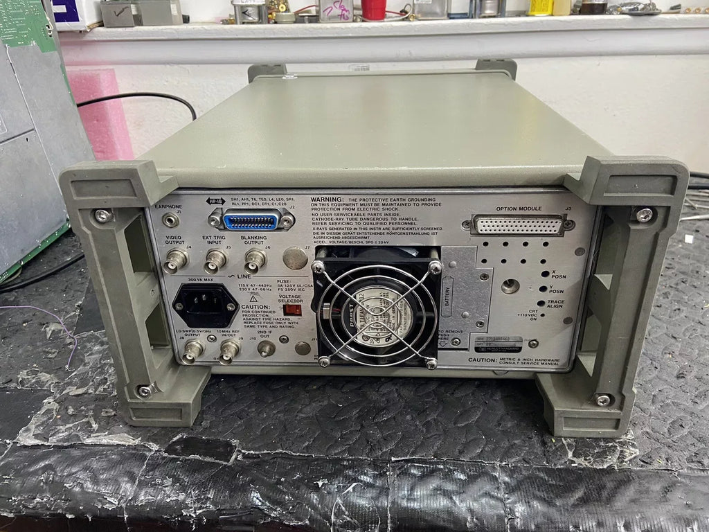 Agilent 8560E Spectrum Analyzer with Tracking Generator and Calibration Certificate - ZYYKZ Test Equipment