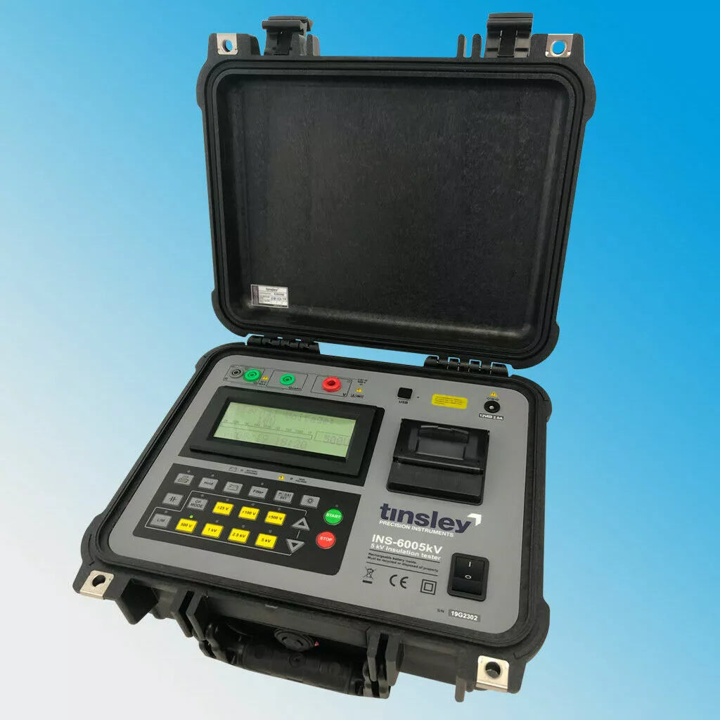 Tinsley INS-6005 5kV Digital Insulation Tester Megohmmeter