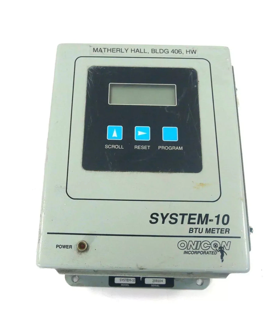 Onicon System 10 BTU Meter - Precision Energy Monitoring System - ZYYKZ Test Equipment