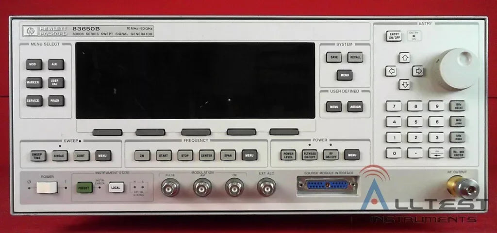 HP Agilent 83650B-001-002 Signal Generator 10 MHz - 50 GHz - ZYYKZ Test Equipment