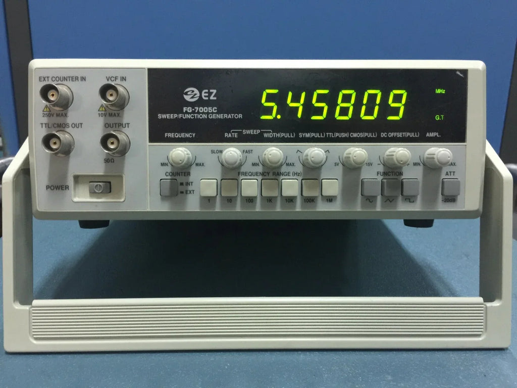 FG-7005C 5MHz Sweep and Function Generator - ZYYKZ Test Equipment