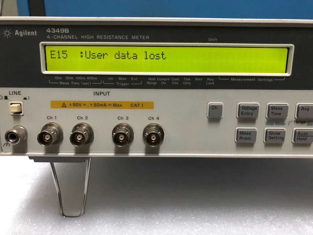 4349B 4-Channel High Resistance Meter for Precision Testing - ZYYKZ Test Equipment