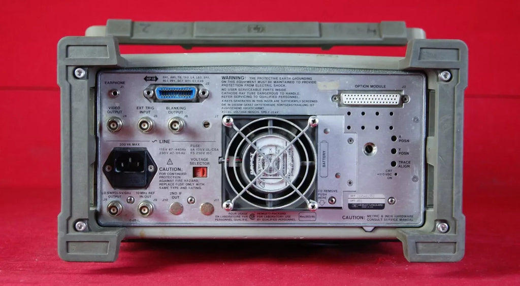 HP 8562A Spectrum Analyzer 1 kHz - 22 GHz - ZYYKZ Test Equipment