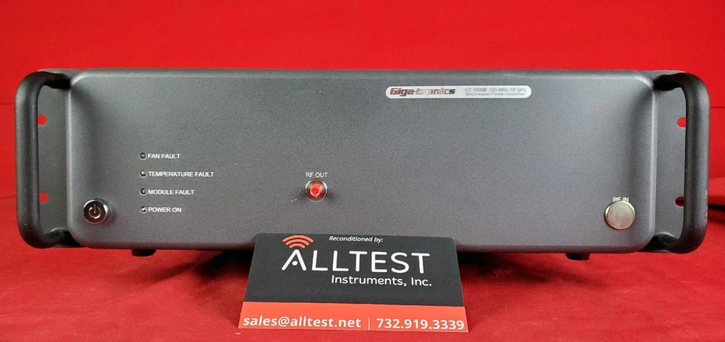 Gigatronics GT-1000B Microwave Power Amplifier 100 MHz - 20 GHz, 10W Output - ZYYKZ Test Equipment
