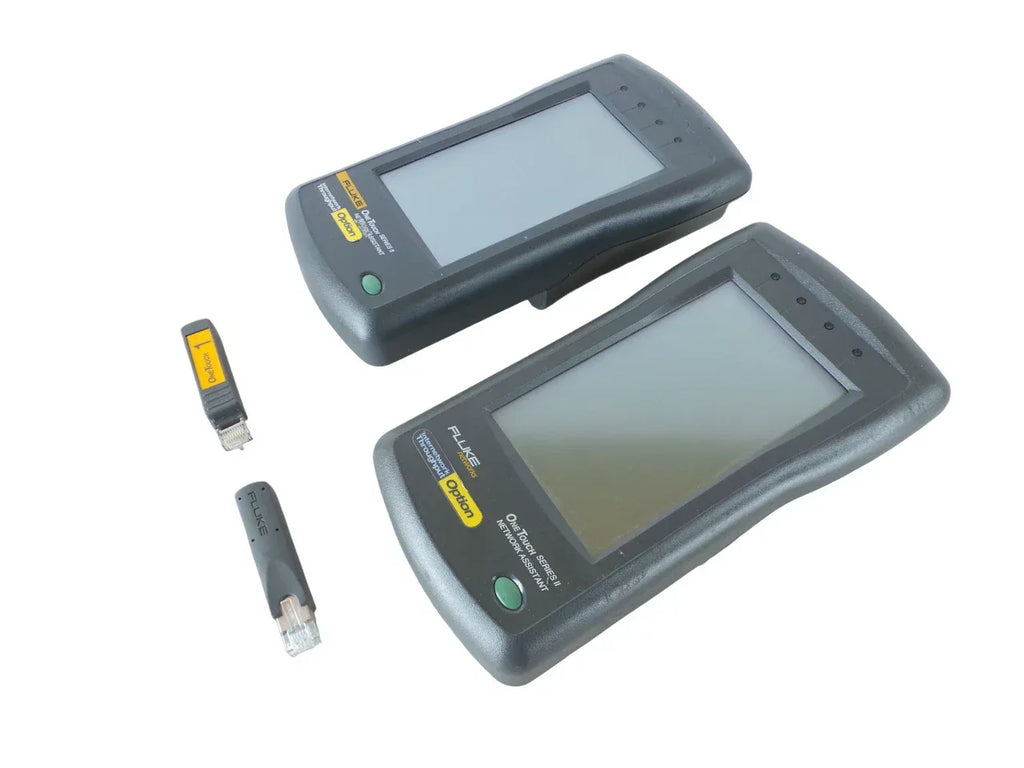 Fluke OneTouch Series II 10/100PRO Network Tester Bundle (2-Pack) - ZYYKZ Test Equipment