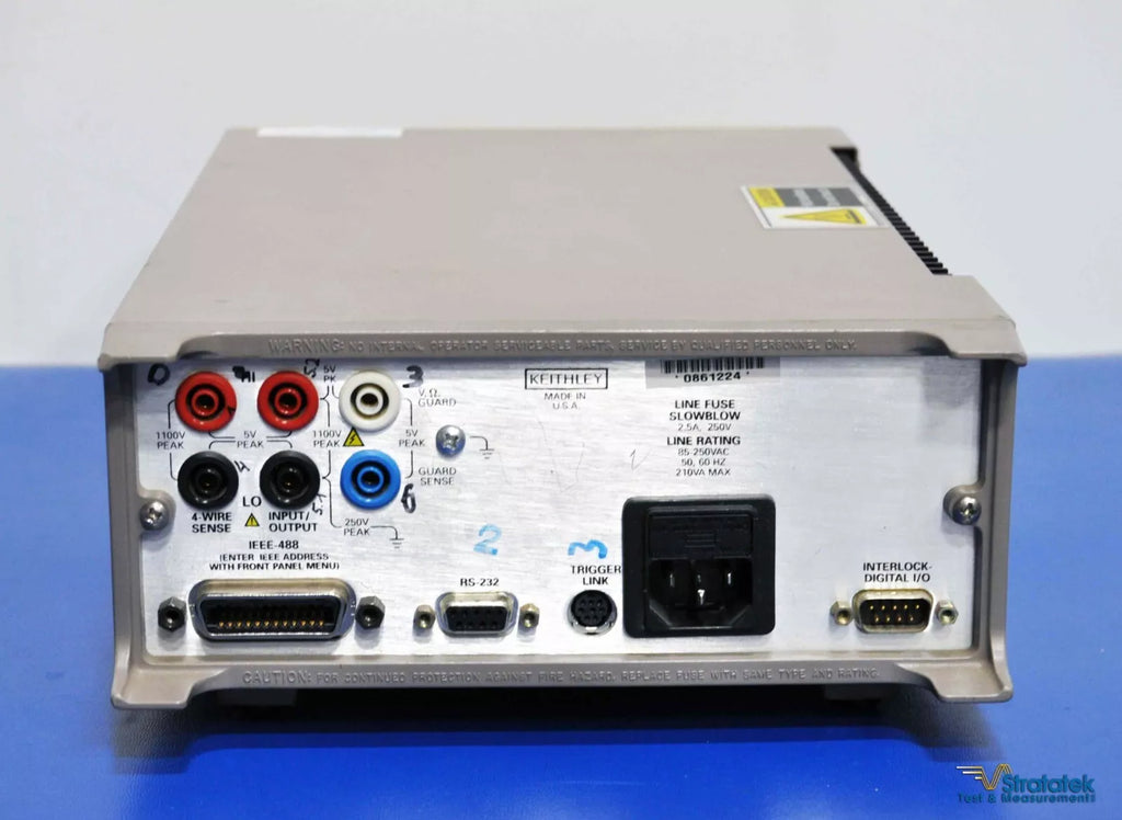 Keithley 2410-C 1100V SourceMeter High Voltage Source Measure Unit - NIST Calibrated