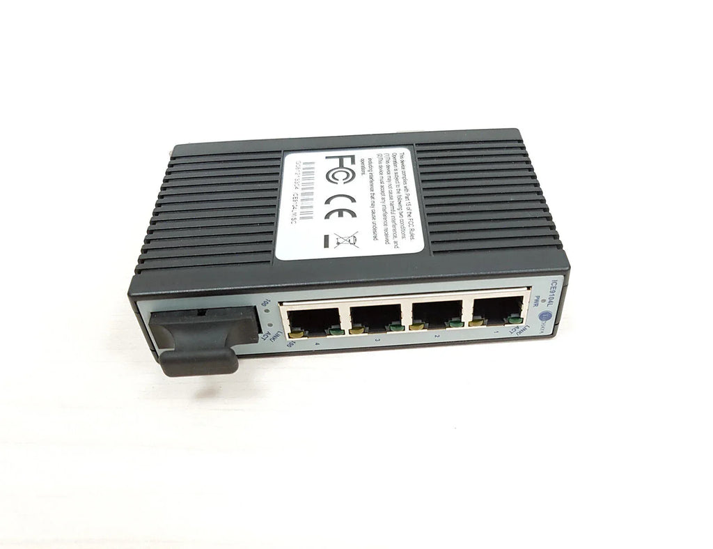 Techaya ICE9104L Industrial Ethernet Switch - Rugged 4-Port Managed Switch - ZYYKZ Test Equipment