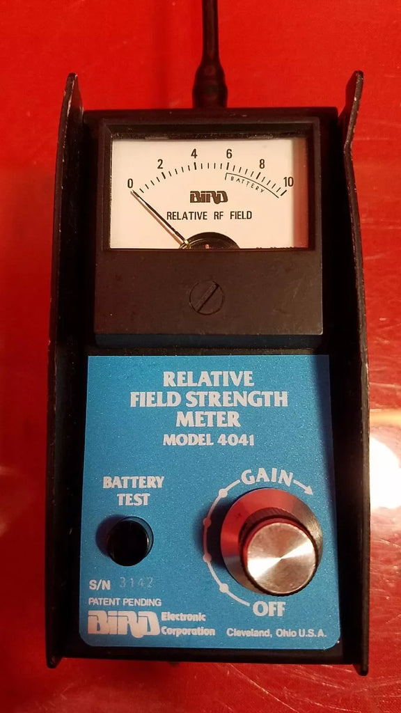 Bird 4041 Relative Field Strength Meter 1-1000 MHz - ZYYKZ Test Equipment