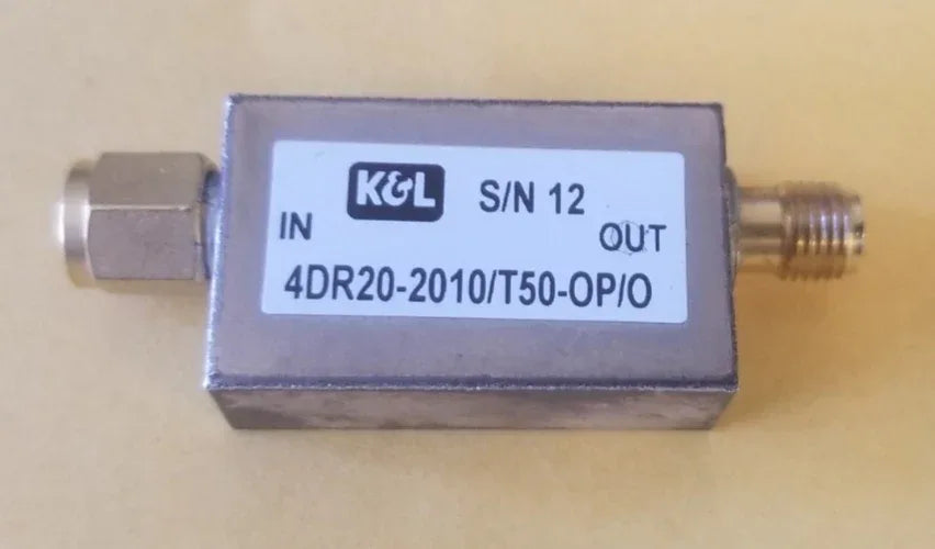 K&L Microwave 2 GHz Notch Filter - High Rejection RF Filter - ZYYKZ Test Equipment