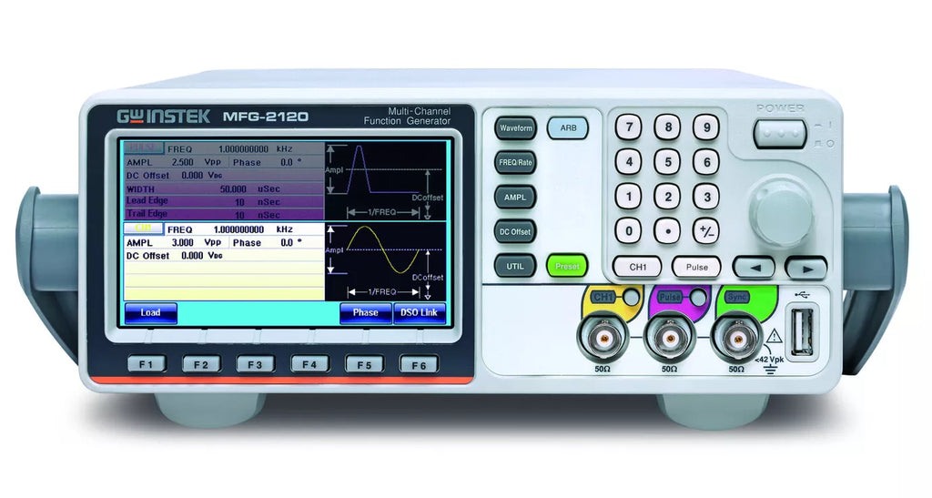 GW Instek MFG-2120 Dual Channel 20MHz Arbitrary Function Generator