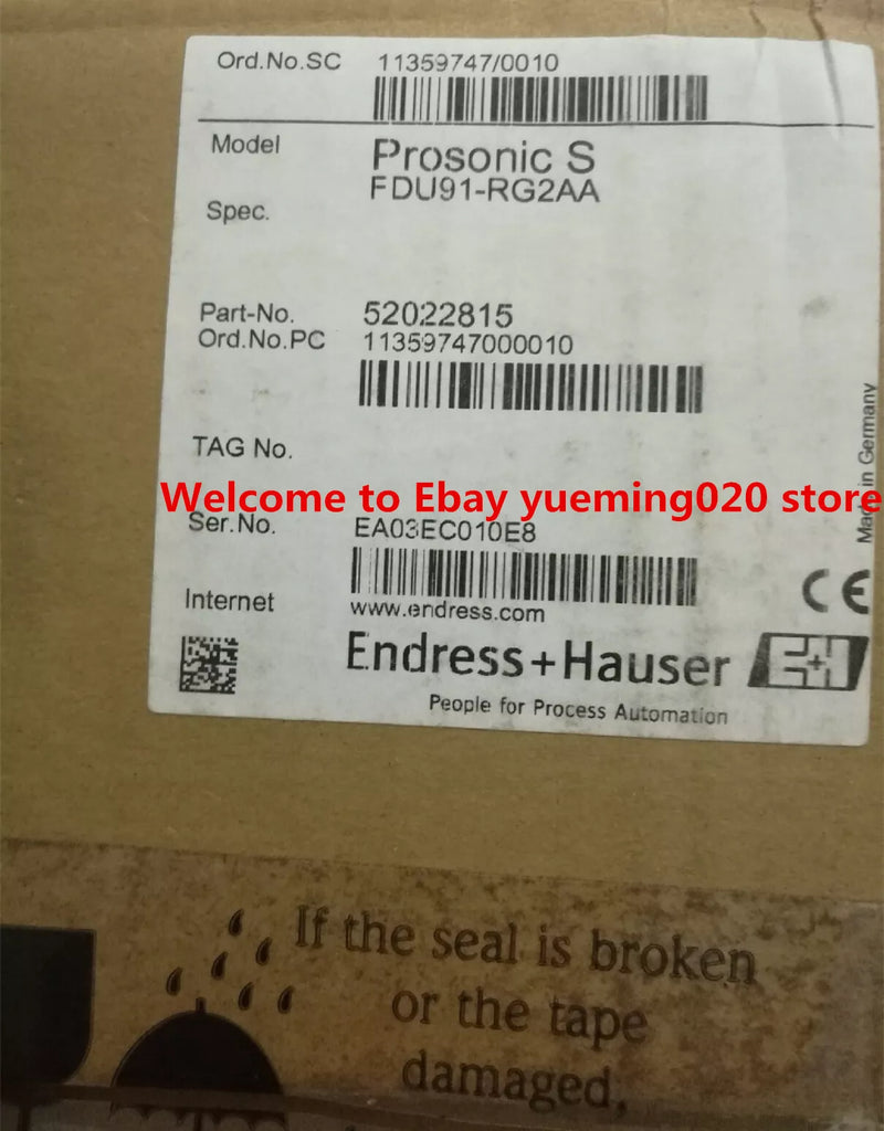 Endress+Hauser FDU91-RG2AA Prosonic S Ultrasonic Level Sensor