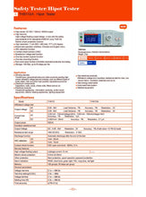 Load image into Gallery viewer, Tonghui TH9110A Hipot Tester with 5kV Arc Detection and 7'' LCD Screen
