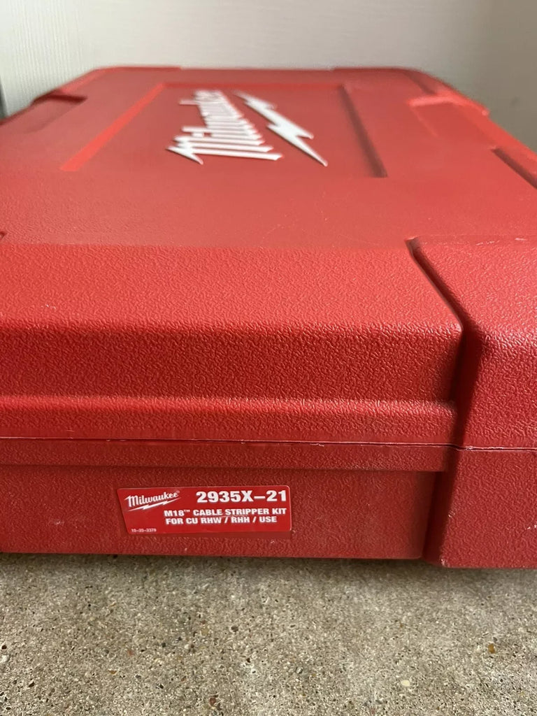 Milwaukee M18 Cordless Cable Stripper Kit 2935X-21 for Copper & Aluminum with 6.0Ah Battery - ZYYKZ Test Equipment
