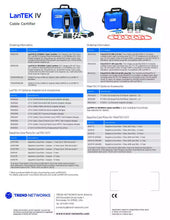 Load image into Gallery viewer, Trend Networks FiberTEK IV Series Fiber Data Cable Meter