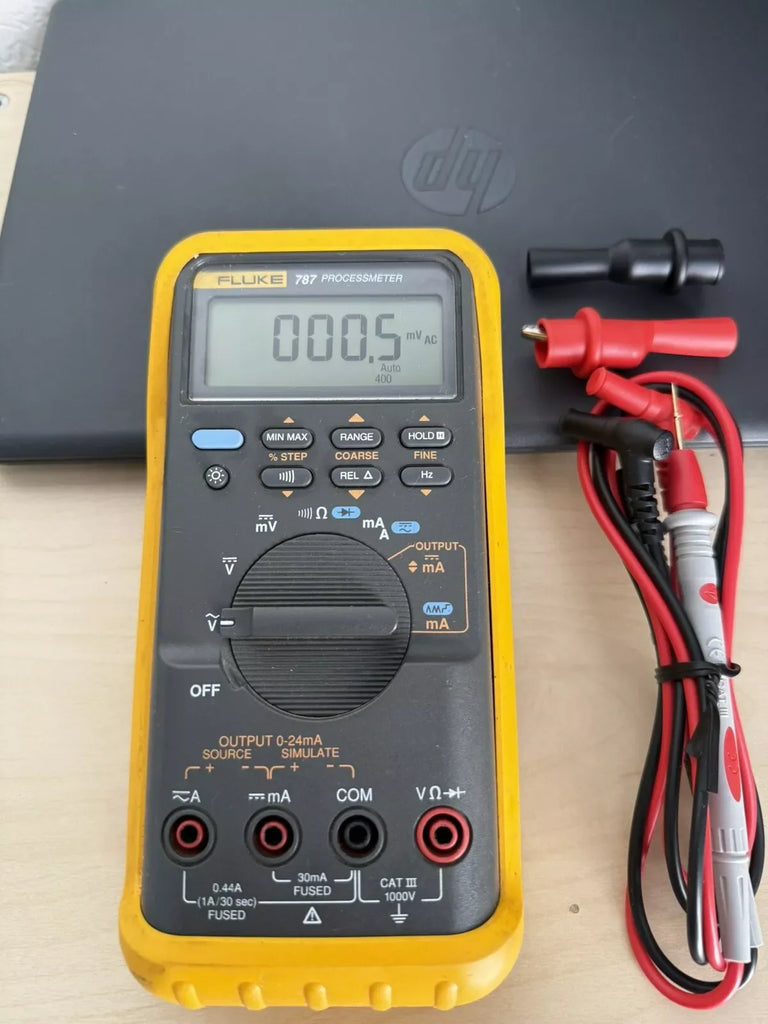 FLUKE 787 ProcessMeter with Test Leads - Accurate Loop Calibrator & Multimeter - ZYYKZ Test Equipment