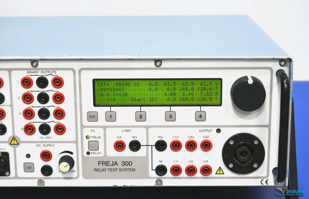 Programma FREJA 300 Relay Test System - NIST Calibrated Megger Relay Test Set